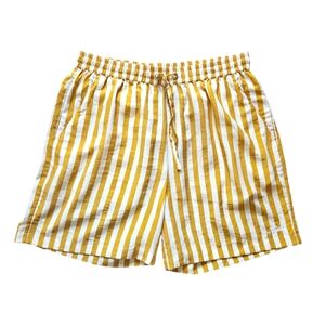 Kith | Shorts | Kith Striped Cedar Shorts In Yellow Size Kith | Shorts | Kith Striped Cedar Shorts In Yellow Size